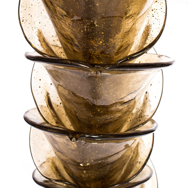 Floor Lamp -Palm tree made of Murano Glass and Brass