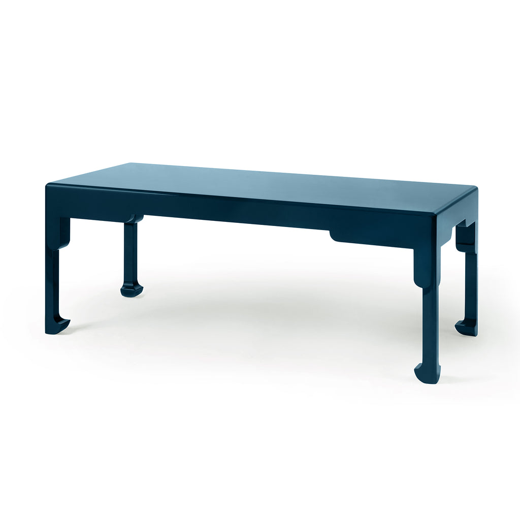 Side Table -Large Gazebo Side Table Marine Blue on High Gloss