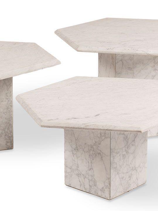 1970's Vintage Marble Coffee Tables