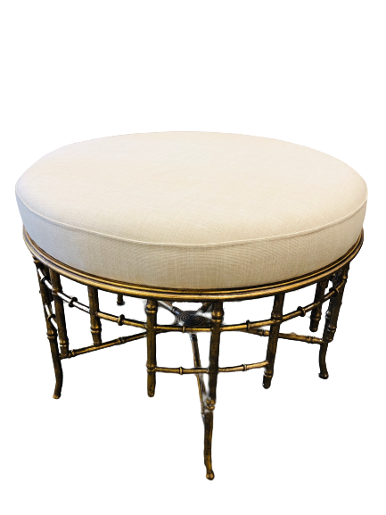 Round Bamboo Stool