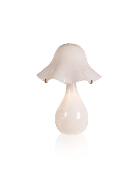 Glass Lamp All Blanc